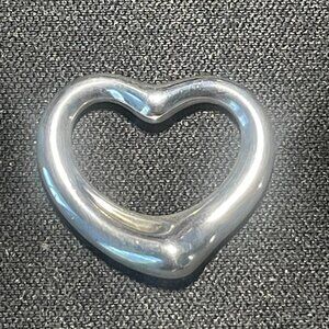 Tiffany Elsa Peretti "Open Heart" Pendant 22mm